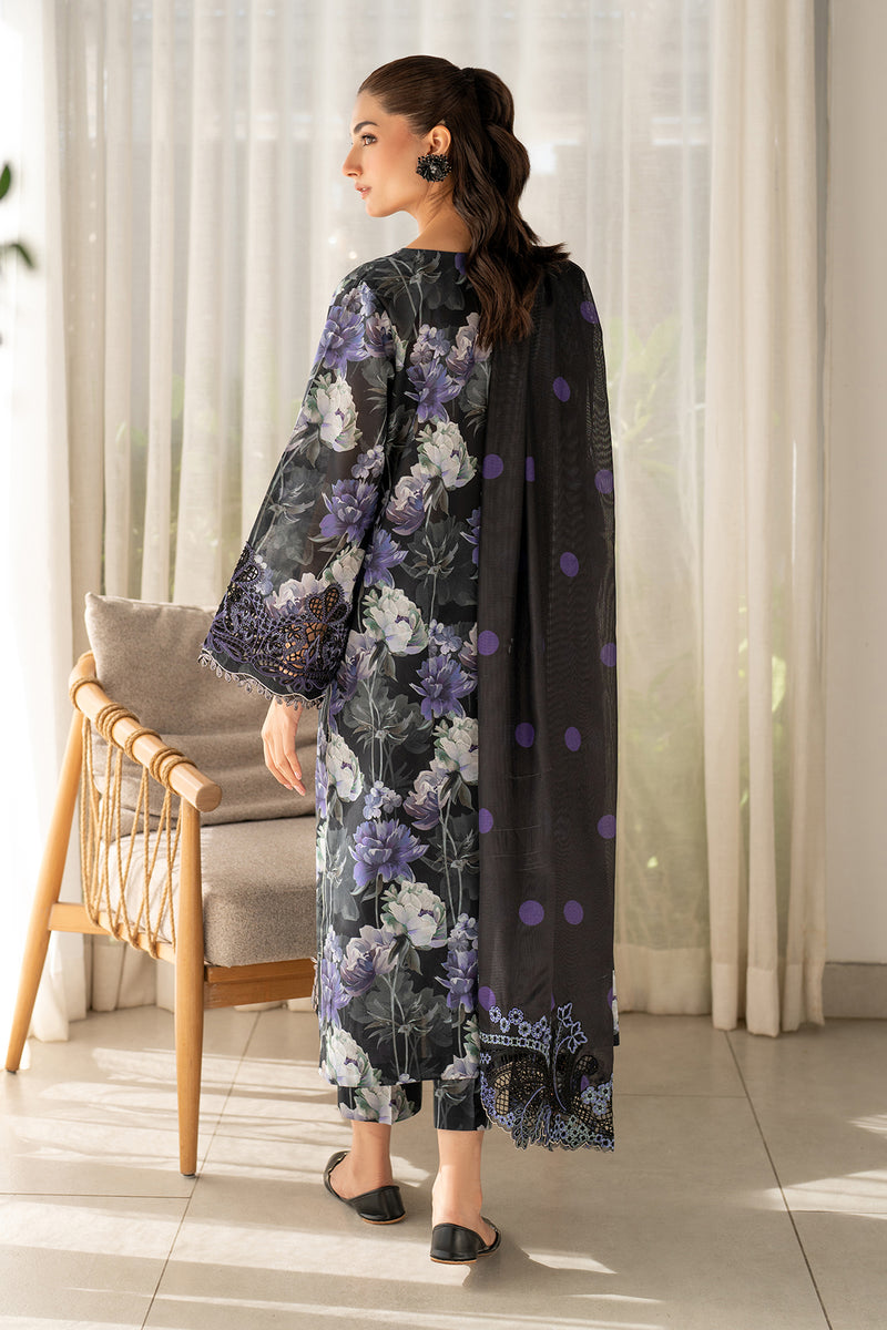 3 PC - LAWN EMBROIDRED SUIT - HE12