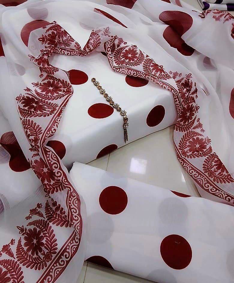 3 PC - SWISS LAWN DIGITAL PRINTED - AR01